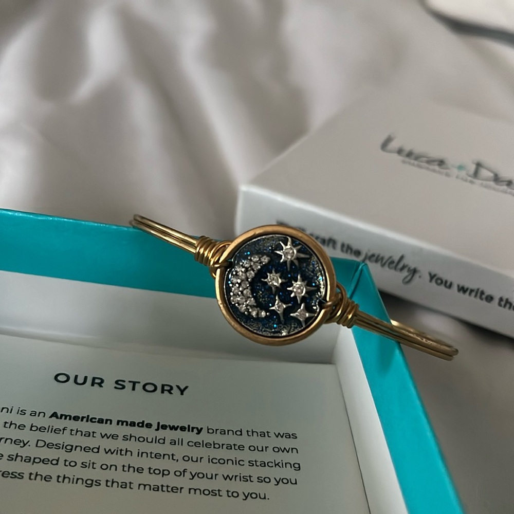 Luca + Danni moon & stars bracelet